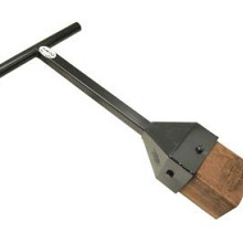 Stamper houten blok lengte 840mm
