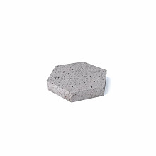 Schellevis Oud Hollands 6-kant 37,5x37,5x7 grijs*