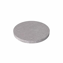 Schellevis Staptegel Rond 100x8 grijs