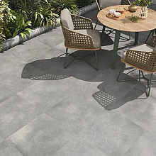 GeoCeramica 100x100x4 Manhattan Gris Mate