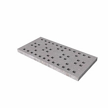 Schellevis Grasbetonplaat Matrix 100x200x10 grijs