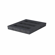 Schellevis Grasbetontegel Facet Open 60x60x10 Antraciet