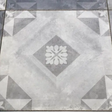 GeoCeramica 60x60x4 Symbol Block Smoke