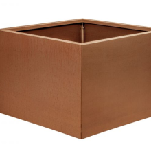 Bloembak vlak - CORTEN 60x60x60cm