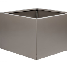 Bloembak vlak - TAUPE 60x60x60cm