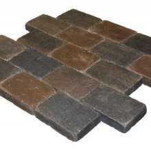 Betonklinkerkei Everton 10,5x21x8 Bruin-Zwart