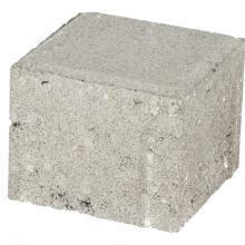 Betonklinkerkei Everton 10,5x10,5x8 Grijs (half)