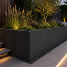 L-element 50x40x30(voet) zwart