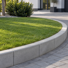 Bochtband 78,5 cm 18/20x25 grijs uitw. R=0,5-0,75-1-1,5-2-2,5-3-4-5-6-8-10-12-15