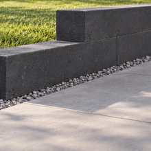 Patioblok strak 15x15x60 Antraciet