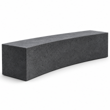 Schellevis zitelement gebogen 40x60x200 carbon