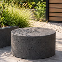 Schellevis zitelement rond 80x40 carbon*