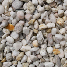 Witte quarts grind 8-12mm per ton ONVERPAKT (ca. 1500kg per m³)