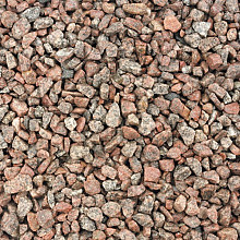Graniet split rood 8-16mm per ton ONVERPAKT (ca. 1400kg per m³)