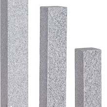 Graniet palissade Piazo 12x12x75cm grijs G603 (maandprijs)