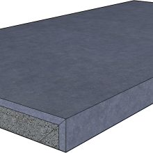 GeoCeramica Traptreden, vijver- en zwembadrand 60x60x4 bovenzijde + 2 lange zijde prijs 1
