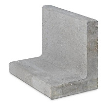 Keerwand 50cm hoog - voet 50cm (prijs op aanvraag)